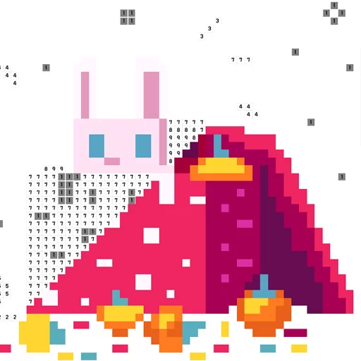 Ð¡oloring by numbers